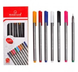 Ручка масл'Nifty Pen'синяя цветной корпус(50шт)ШТ
