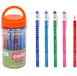 Ручка масляная синяя Cello CL-168 (50 шт)ШТ