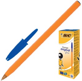 Ручка BIC 'Orange', синяя,20 шт., 0,35 мм.