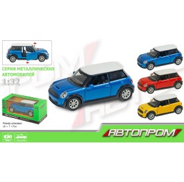 Машина металл 7712 'АВТОПРОМ' MINI COOPER, 3 цвета