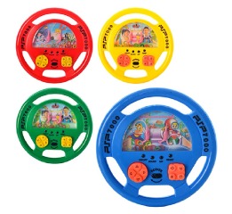 Игра водяная - руль, 3 вида (4 цвета), 2634 Игра водяная - руль, 3 вида (4 цвета), 2634