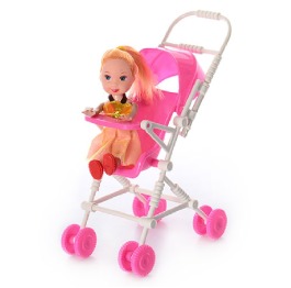 Кукла с коляской, 262-18