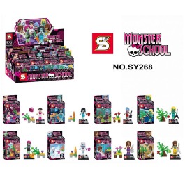 Конструктор  'Monster School' 4 вида, 268С