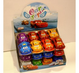 Яйцо King Egg типа Тачки-машинки 15гр(24шт*12)ШТ