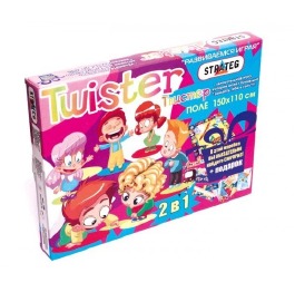 Игра 256 Стратег,'Твистер', поле 150-110см, в кор