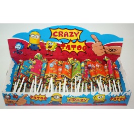 Жеват. конфета 'Crazy Tattoo' 8 гр(50шт*16)УП