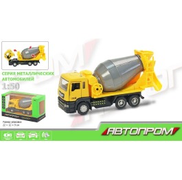 Машина металл 5004 'АВТОПРОМ',батар.,свет,звук,отк