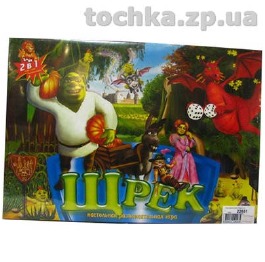 Игра настольная маленькая 'Шрек'