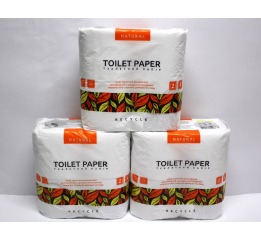 Туалетная бумага 'NATURAL'  2х слойная  (4 рул ) У