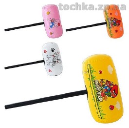 Надувная игрушка 0653 молоток с пласт рукояткой, 4