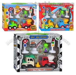 Набор игрушечных машинок 'Construction truck',3 вида 789-88