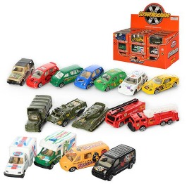 Набор игрушечных машинок 'Street Machine' 18 видов 601