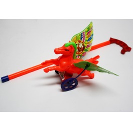 Игрушка-каталка пегас на палке, 4 цвета 850А