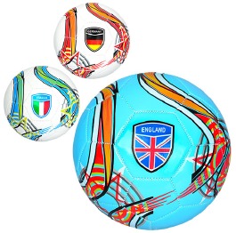 Мяч футбольный EV 3282 размер5, ПВХ, 300-320г, 3цв