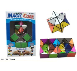 Магический Кубик  0517 цветной, 2 в 1, в коробке 1