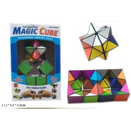 Магический Кубик  0517 цветной, 2 в 1, в коробке 1