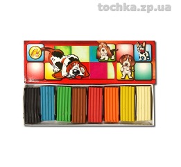 Пластилин 'Тетрада', 10 цветов, 100 гр., ПЛ100Т Пластилин 'Тетрада', 10 цветов, 100 гр., ПЛ100Т