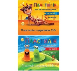 Пластилин 'Тетрада', мягкий с церезином,5 цветов, 110 гр., ПЛ300Т5 Пластилин 'Тетрада', мягкий с церезином,5 цветов, 110 гр., ПЛ300Т5