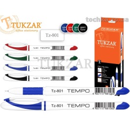 Набор гелевых ручек Tukzar 'Tempo', 12 штук, 4 цвета, 0.5 мм., 801