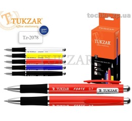Ручка шариковая автоматическая Tukzar «FORTE», 12 шт.,синий, 0.7 мм., 2078 Ручка шариковая автоматическая Tukzar «FORTE», 12 шт.,синий, 0.7 мм., 2078