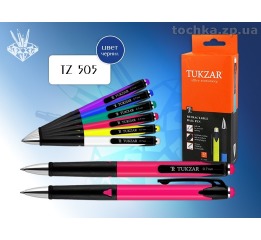 Ручка автоматическая шариковая Tukzar, 12 шт., 6 цветов, 505-2 Ручка автоматическая шариковая Tukzar, 12 шт., 6 цветов, 505-2