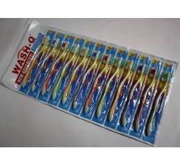 Зубная щетка №019 взр. на листе (12 шт) УП