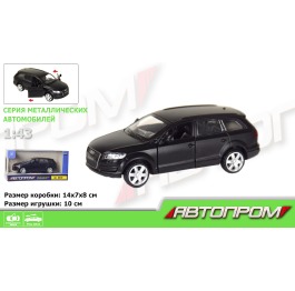 Машина метел. 7619 'АВТОПРОМ' 1:43  Audi Q7 (matt