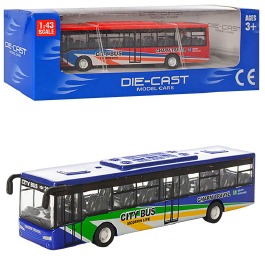 Автобус 632-34 металл, инер-й, 12см, 1:43, рез.кол