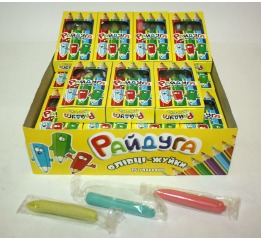 Жев. рез 'Карандаш-радуга' 15гр, 3шт/уп (24 шт*12)