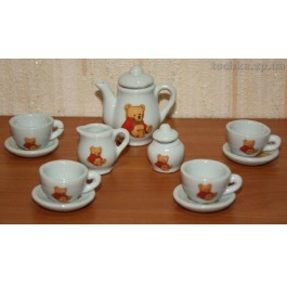 Сервиз фарфоровый, 2 вида, 15-15 см