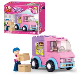 Конструктор SLUBAN M38-B0520 машинка, фигурка, 102