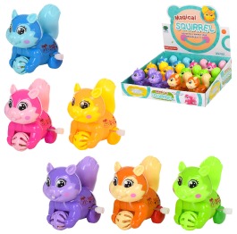 Заводная игрушка 820 кот, 10см, подвиж.детали,  12