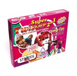 Игра Стратег,'Твистер SUPER', поле 200*125см, в ко