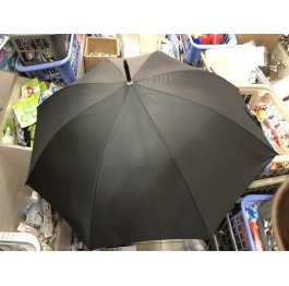 Зонт-трос мужской черный ,двойная спица(усиленный)