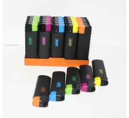 Запальничка Пьезо-резина 'FOX' черн кольор кнопка (50 шт*20)