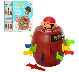 Настольная игра HZ-013  Пиратская бочка, фигурка,