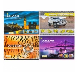 Альбом 20 л спираль Крафт