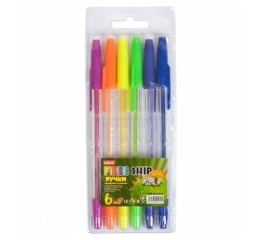 Набор ручек 6 цветов Ellott 936