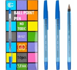 Ручка шариковая синяя 927(50шт)ШТ