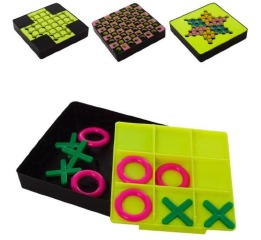 Игра DX112A-D  игровое поле, фишки, 4вида, в пенал