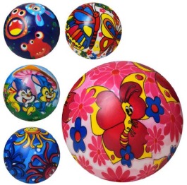 Мяч детский MS 0254  6 дюймов, полноцветный, ПВХ,