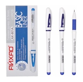Ручка гелева CL-801А-12 синяя (12шт)ШТ