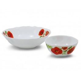 Набор салат.7 пред.'Мак' стеклокерам 6/ящ