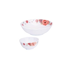 Набор салат.7 пред.'Маки' стеклокерам