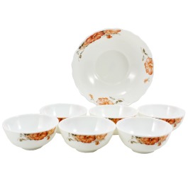 Набор салат.7 пред.'Мальви' стеклокерам