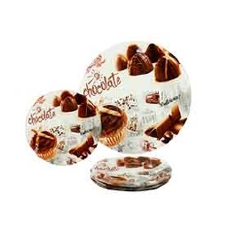 Набор тарелок'Шоколад'7пред.1шт*30см,6шт*20