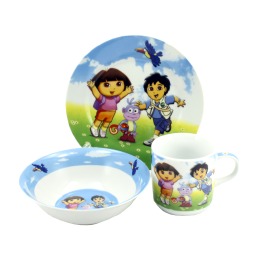 Набор фарф.детский 3-пр Даша