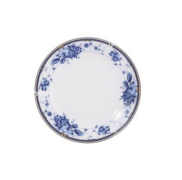 Тарелка 'Голубая роза'№8,20см,фарфор