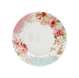 Тарелка 'Роза' №8, стеклокерамика