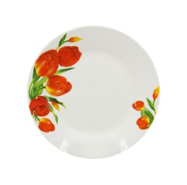 Тарелка 'Тюльпан' №8, 20см фарфор